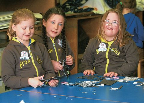 Brownies join in birthday celebration