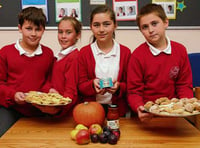 Generous children mark the harvest