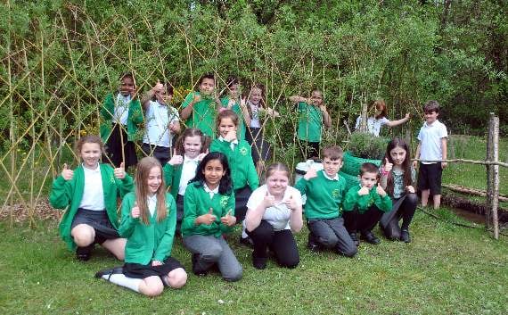 School’s barefoot trail