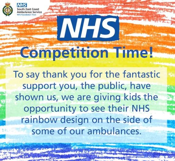 Calling all budding young artists – see your creation on an ambulance