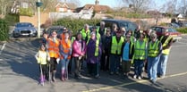 Volunteers find surf board during Liphook’s annual litter pick