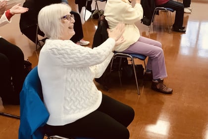 Chairobics gives seated exercise to music in Whitehill