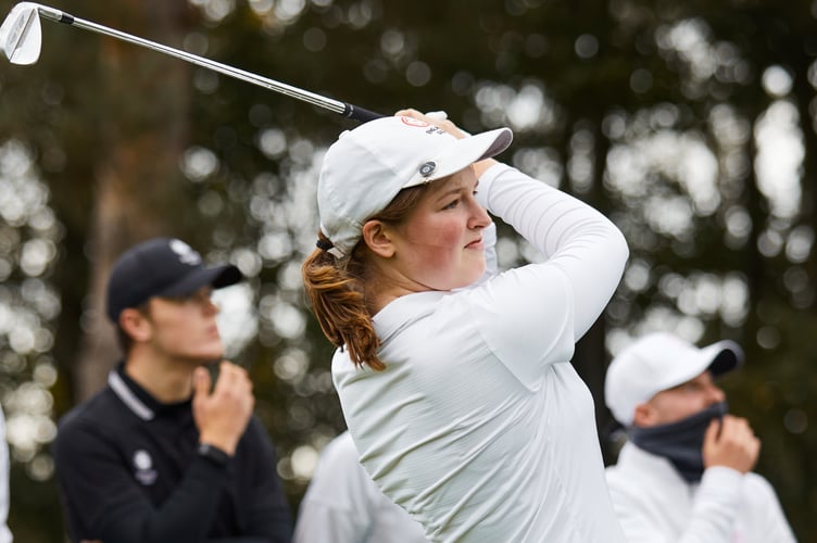 Lottie Woad fired 15 birdies over four days in the Madrid Open