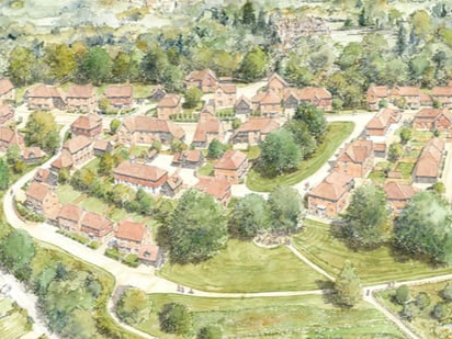 An illustrative view of the Scotland Park development