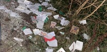 Christmas cards found outside Swan pub in Haslemere