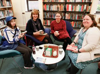 Donation helps to spread warmth at Bordon library