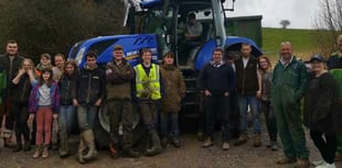 Young Petersfield farmers have dung themselves proud by raising £2,000