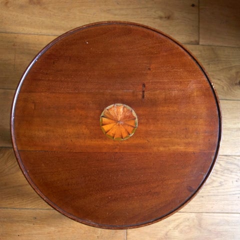 The mahogany table after Haslemere Repair Cafe's Ministry of Menders got to grips with it...