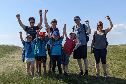 Camelsdale Scouts walk length of South Downs in ONE DAY for hut appeal