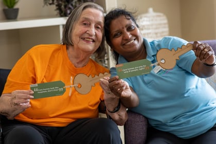 Alton care home Borovere uses wooden keys to tell people all about it 