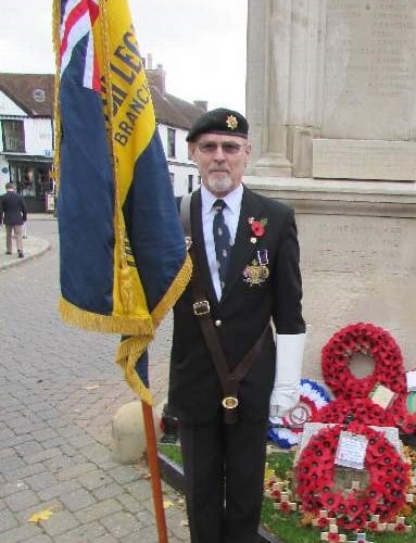 Jeff Williams at Petersfield's Remembrance