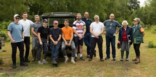 Volunteers help protect Lynchmere common from invasive bracken