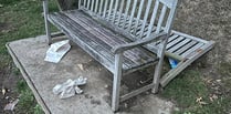 Liphook face vandalism problem as memorial bench is destroyed