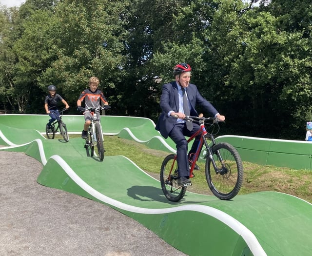 MP opens UK-first pump track in Liss