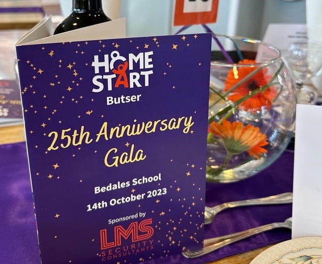 HomeStart 25th Anniversary Gala was a £10k fundraising triumph