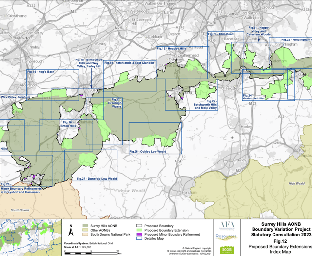 Surrey Hills no longer an AONB as tag is abolished after 65 years