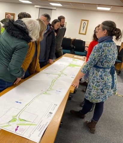 Plans for dangerous Petersfield road draw big crowd to Penns Place