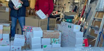 Huge response to Alresford Rotary Club Christmas shoebox appeal