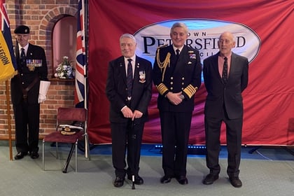 Ceremony for Petersfield and Liss recipients of Nuclear Test Medal