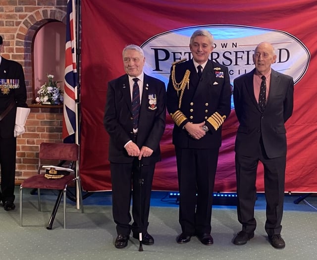 Ceremony for Petersfield and Liss recipients of Nuclear Test Medal