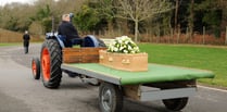 Fitting final journey for vintage tractor enthusiast from Petersfield