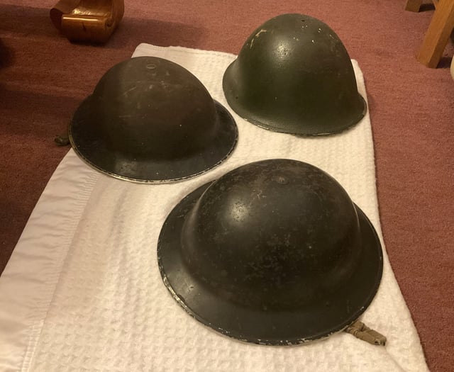 VIDEO: Second World War-era helmets discovered at Farnham station