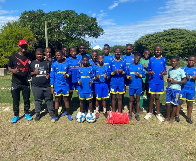 Petersfield Pumas pitch in with kit donation to South African side