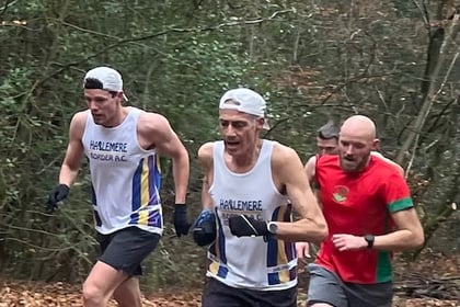 Haslemere Borders have fun in mud at Alice Holt Forest cross-country