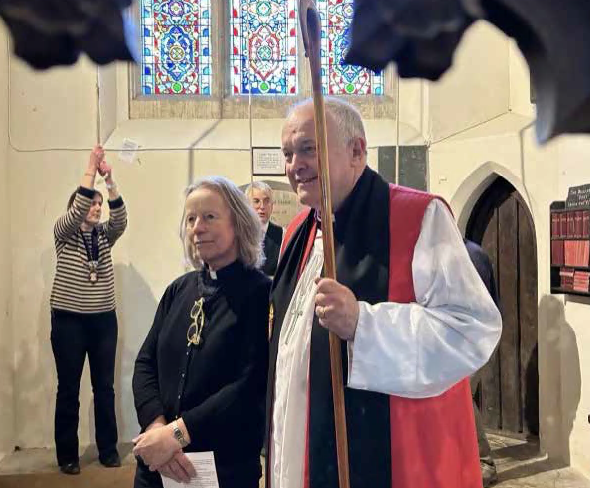 Blessing service for refurbished bells at St James in East Tisted