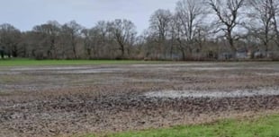 Drainage work hailed as water levels drop at flooded Bordon park