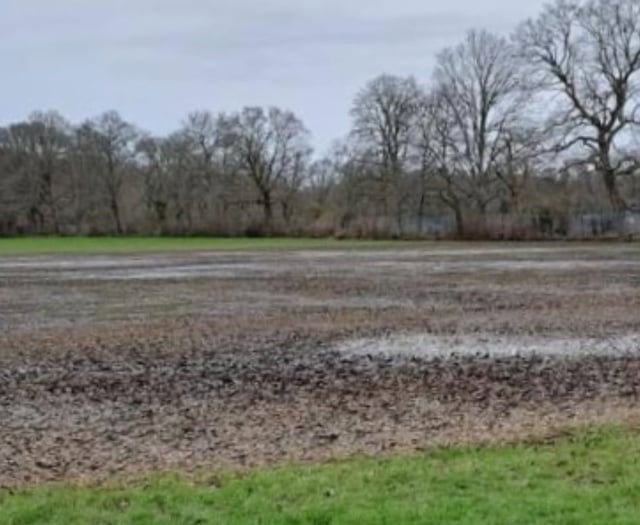 Drainage work hailed as water levels drop at flooded Bordon park