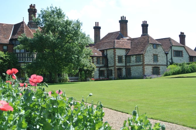 Gilbert White's House and Museum pictured in the summer