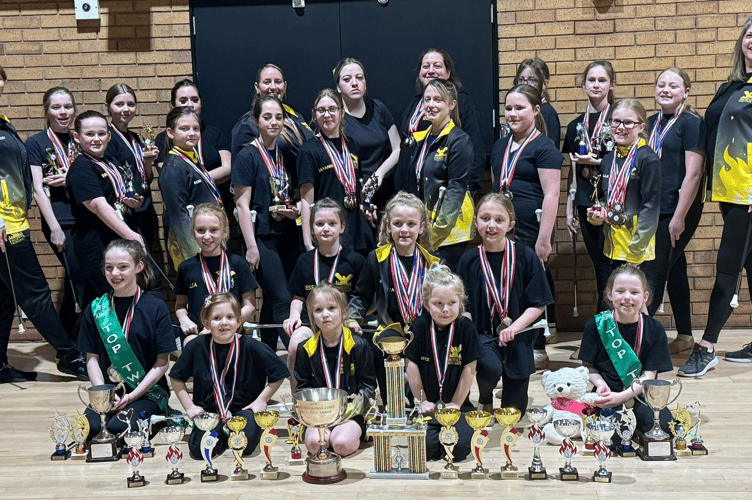 Bordon's Phoenix Twirlstars returned victorious from the IBTA National Championships