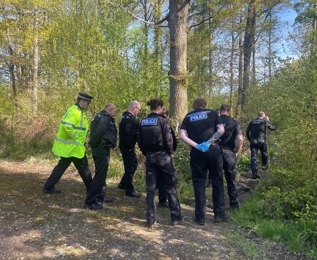 Police swoop on man suspected of assaulting walkers in woodland