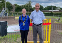 Revamped play area opened by town Paralympian