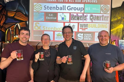 Beer festival organisers pump £1,600 into men's shed relocation