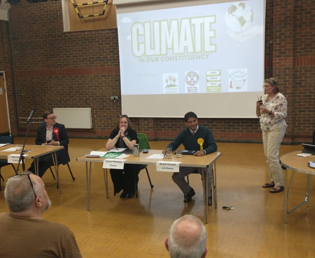 Climate concerns front and centre at Liphook Hustings