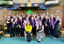 Praise for choir as concert raises £450 for wellbeing charity