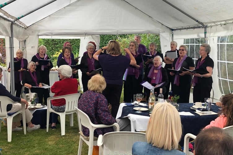 Blackmoor Garden Fete Woolmer Choir