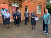 Cheque out lodge's donation to Bordon cadets