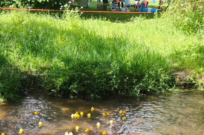 Proceeds from this year's Liphook Duck Race went towards funds for the trip