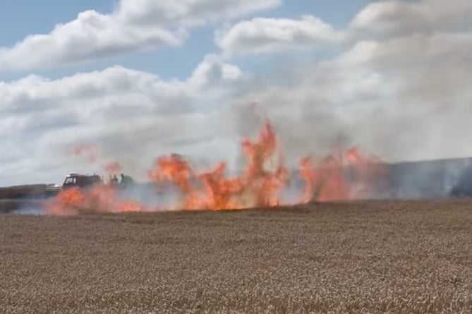 Medstead farm fire Rookwood Lane