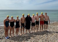 Bonne chance as Churcher's dozen ready for Channel fundraising swim