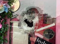 Beauty salon left with broken window after attempted burglary