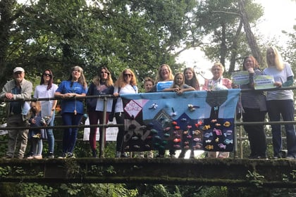 Warning Belles as Bordon WI launches Clean Rivers campaign 