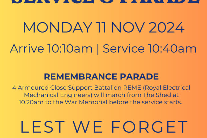 Bordon Remembrance Poster