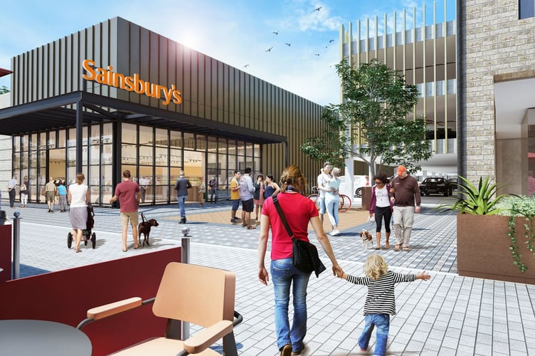 New Sainsbury's Bordon Town Centre