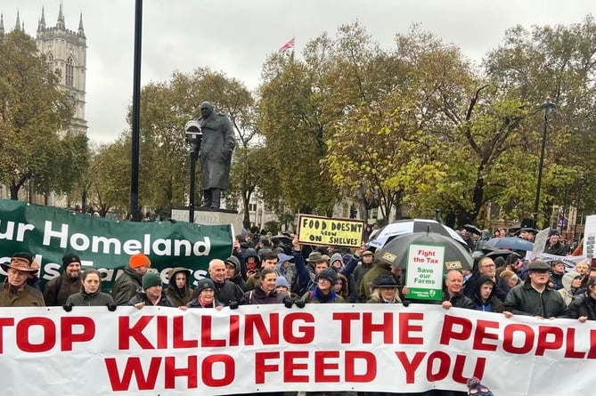 Farmers protest London 2024