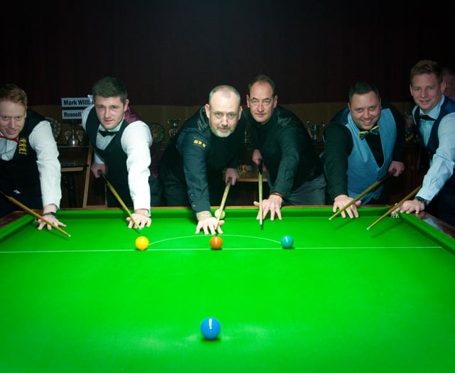 Snooker 'Champion of Champions' Mark Williams takes on cream of FDBSL