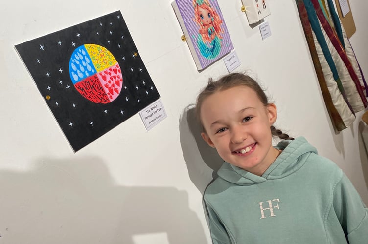 Homeschool art exhibition Mollie Candon Allen Gallery